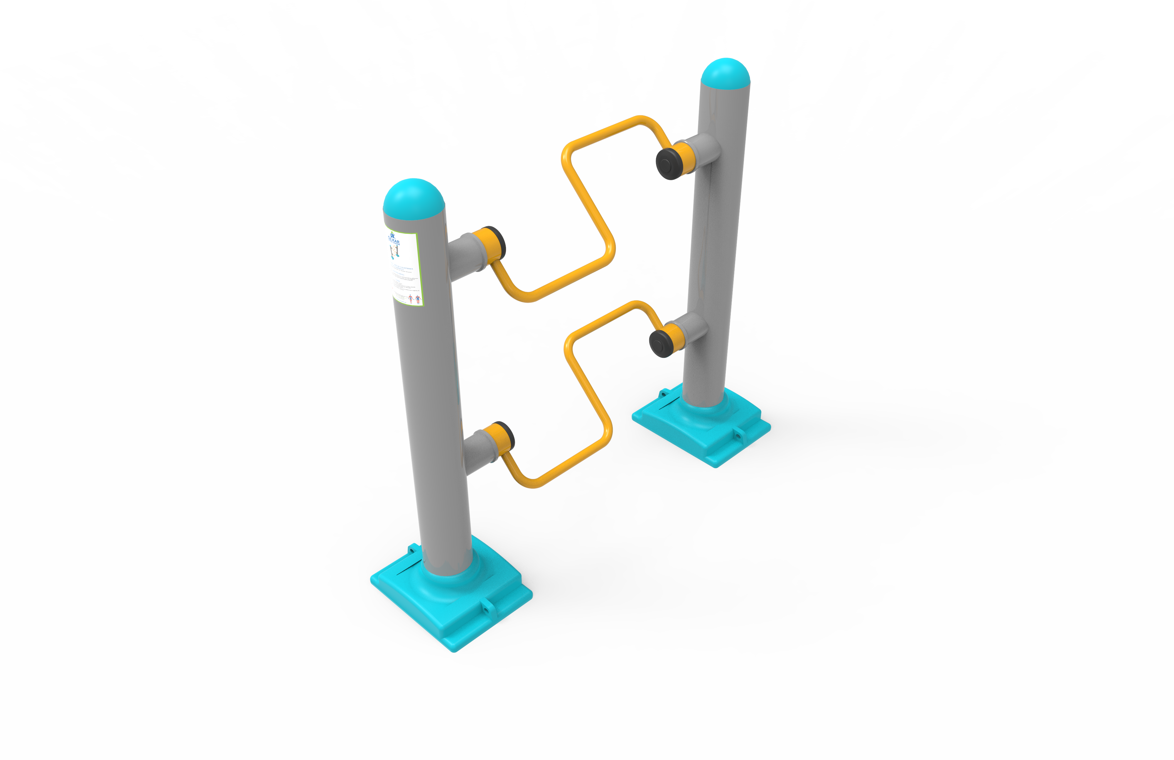 Engelsiz Ayak Kol Calistirma Aleti EFT-501 | Dış Mekan Spor Aletleri | Erse Kent Mobilyaları